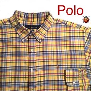Ralph Lauren Polo MENS Plaid Shirt Sz XXL